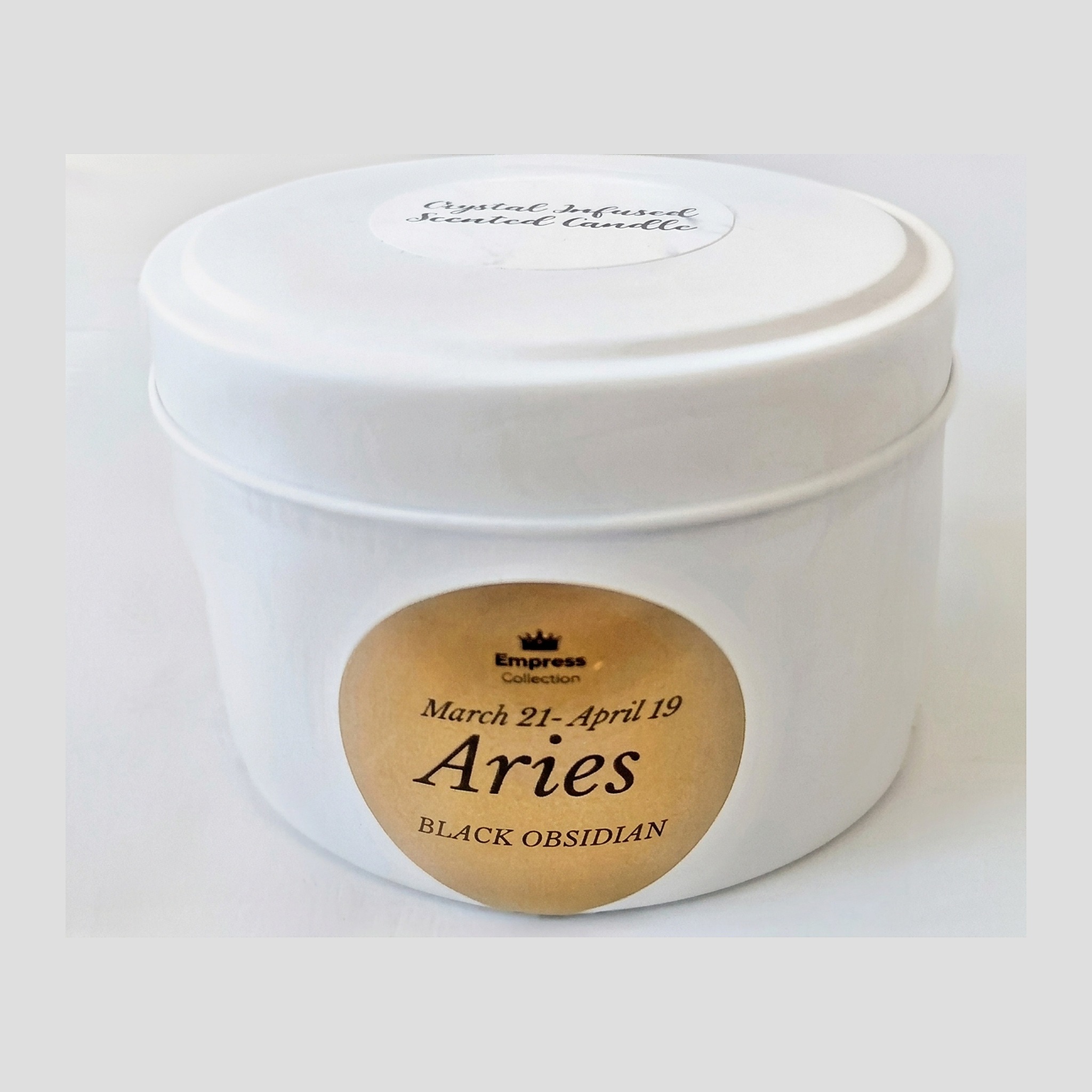 Aries Crystal Candle - Image 2