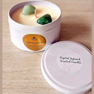 Abundance Crystal Candle