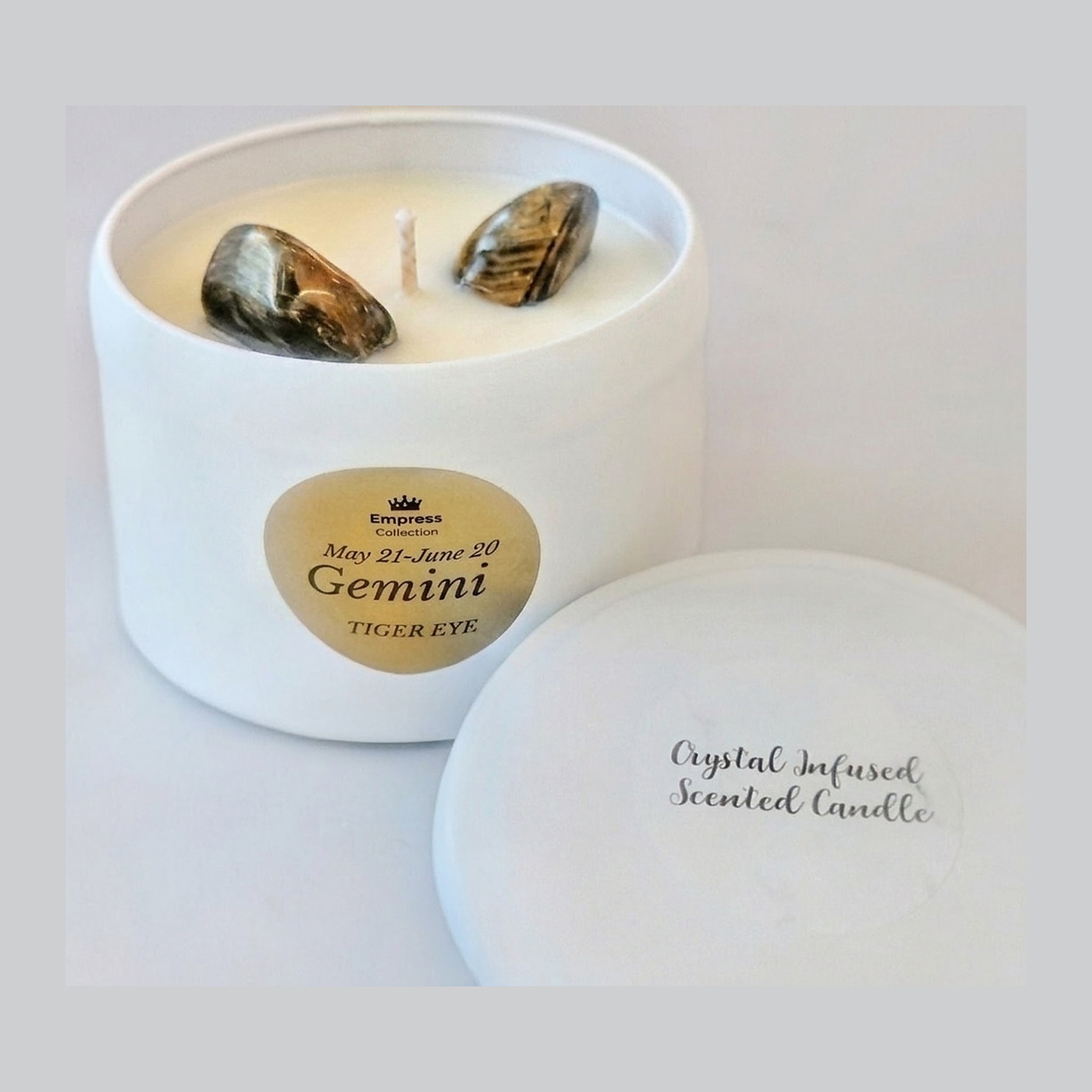 Gemini Crystal Candle