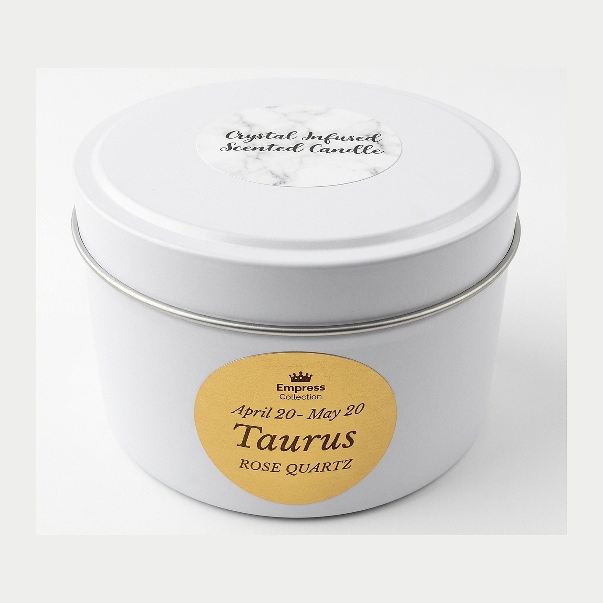 Taurus Crystal Candle - Image 3