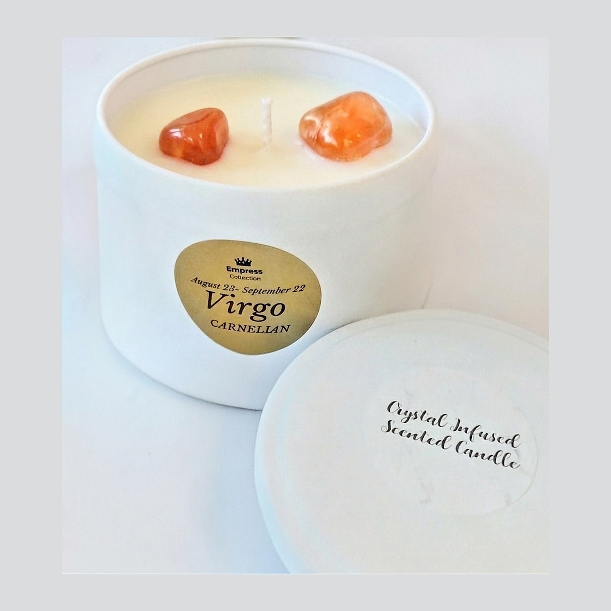 Virgo Crystal Candle