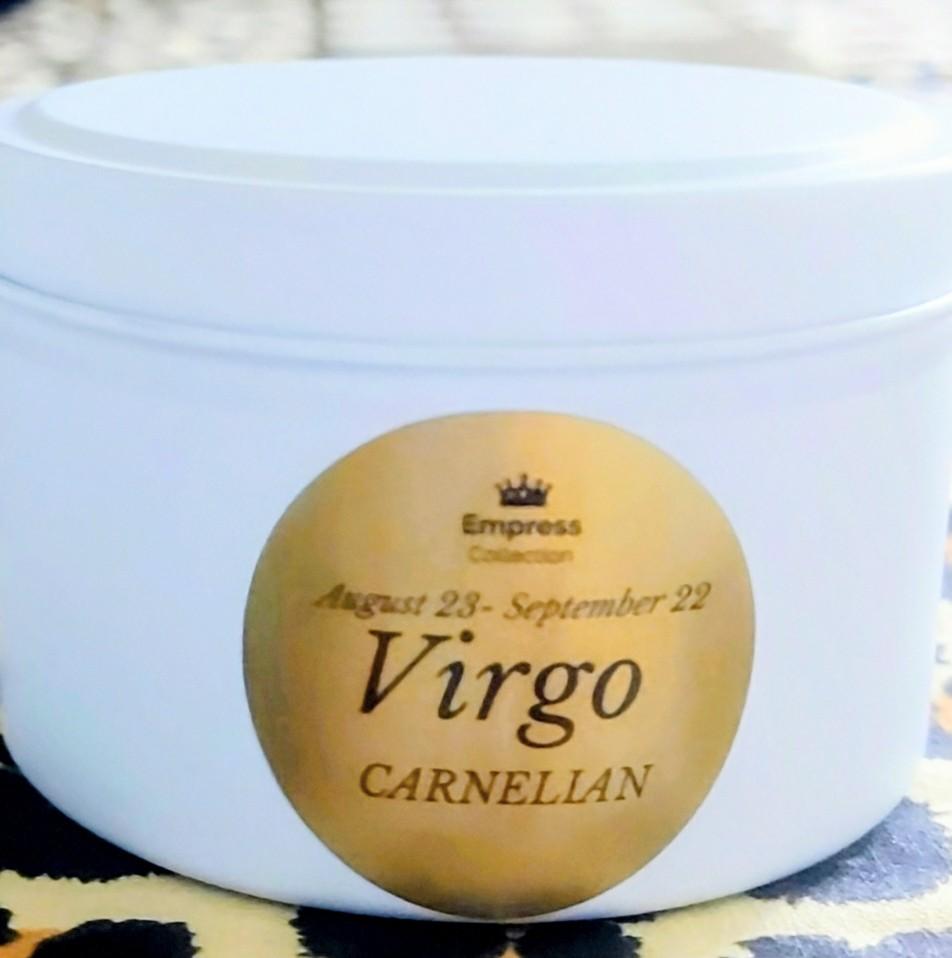Virgo Crystal Candle - Image 2