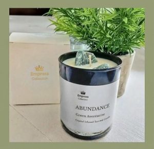 Abundance-Crystal Candle